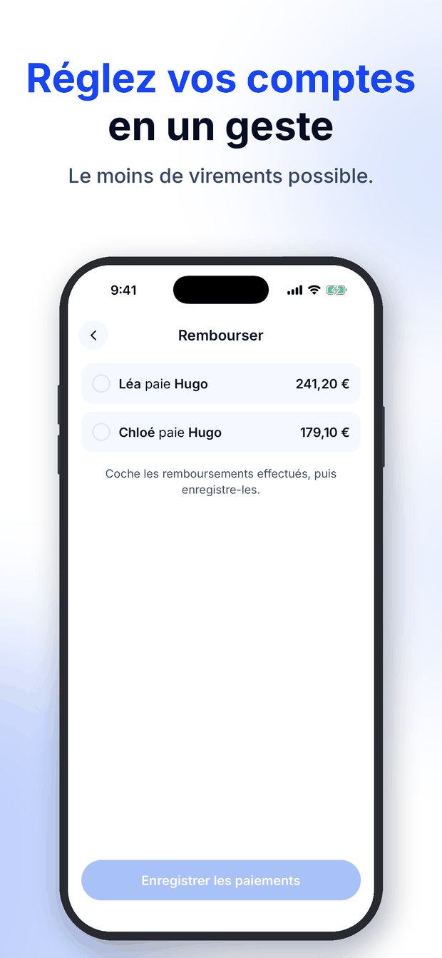 Quitso – liste de remboursement