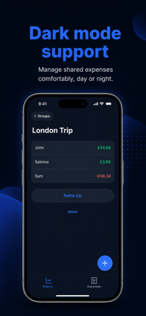 Quitso – Dark mode