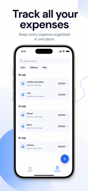 Quitso – Expense list